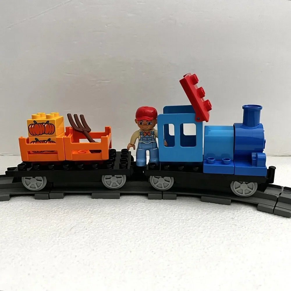 Lego Duplo 10810 Push Train 100% Complete Track Building Set Toy No Box Manual - Picture 4 of 8